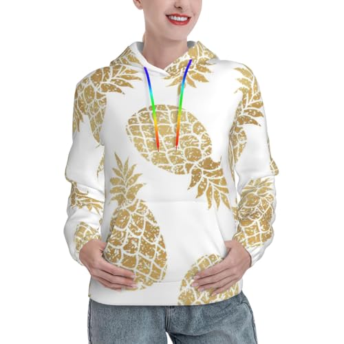 Sweat à capuche femme imprimé pour style quotidien décontracté