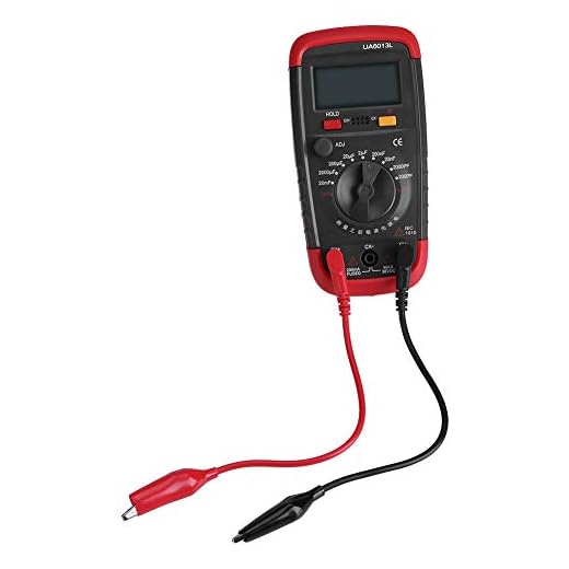 Medidor de condensador con batería, medidor de condensador digital 6013L