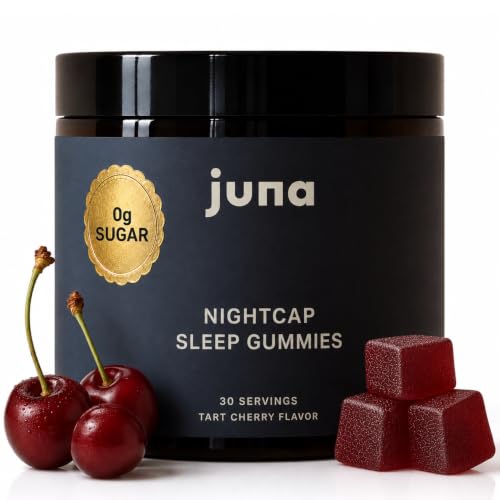 Juna Nightcap Sleep Gummies, Plant-Based Melatonin, Non-Groggy, 0g Sugar