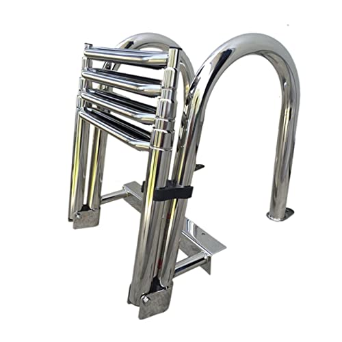 Escalera Metálica Telescópica para Piscina 4 Escalones miniatura 4