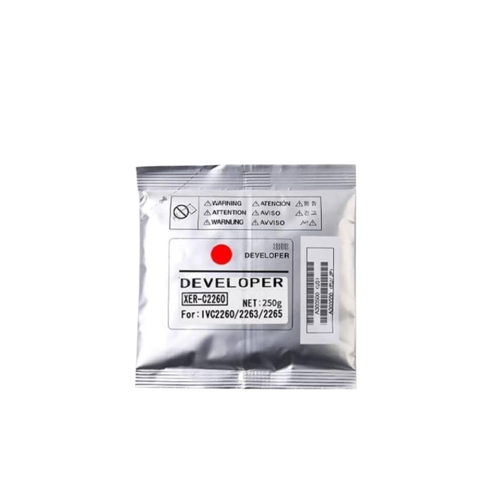 C2260 Entwicklermaterial 250 g, kompatibel mit C3300 C2265 C2263 C2060 C3060 2560 7120 7123 7125 7220 7225(BK)