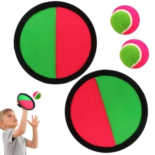 Juegos de captura de pelotas para niños de 3 años con paletas pegajosas para patio