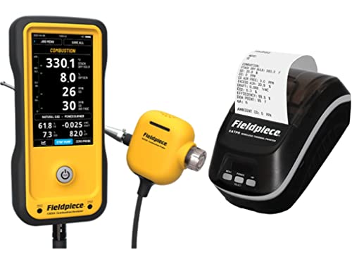 Fieldpiece CAT85K2 - Combustion Analyzer with Live Draft