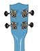 Kala MKA-SD-LBL Makala Dolphin Soprano Ukulele - Light Blue Bundle with Gig Bag, Tuner, Austin Bazaar Instructional DVD, and Polishing Cloth