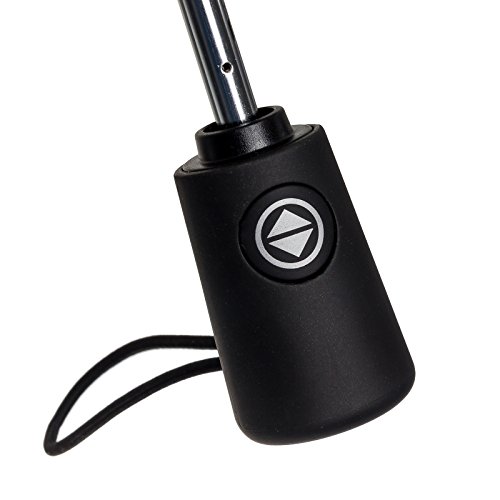 Totes Auto Open Auto Close Compact Umbrella (Black & White Floral) #TOP4