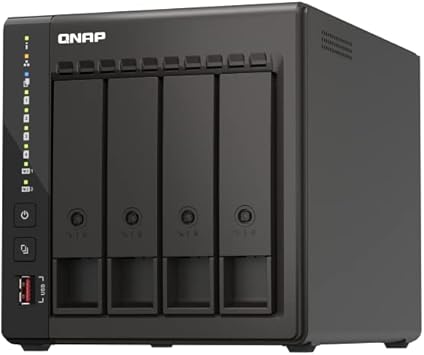QNAP TS-453E-8G-US 4 Bay High-Performance Desktop NAS
