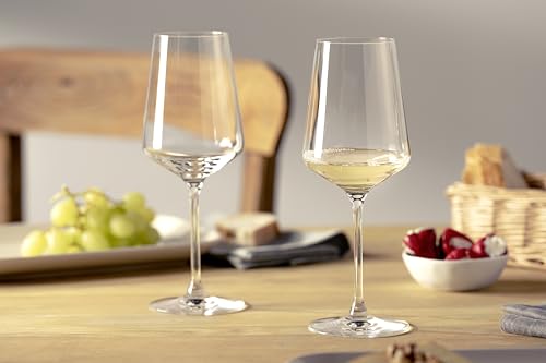 Foto von LEONARDO HOME Rieslinggläser PUCCINI (6er Set) • Kratzfeste Weingläser (400 ml) • Spülmaschinenfest & Langlebig • Zeitlose Gläser für Weißwein • Modernes Design • Riesling-Glas Puccini • 069540