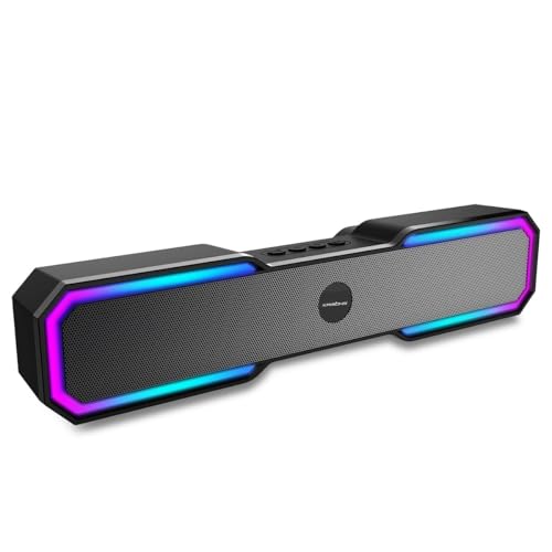 Image of Krisons SB005 20W Multi-Media Bluetooth Sound Ba,2400 MAH Battery, Digital Display,RGB Lights, USB, SD Card, FM Radio,Auto TWS Function