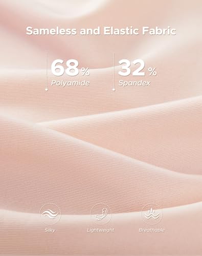 Image of INNERSY Seamless Underwear for Women Soft No Show Invisible Hipster Panties 4-Pack