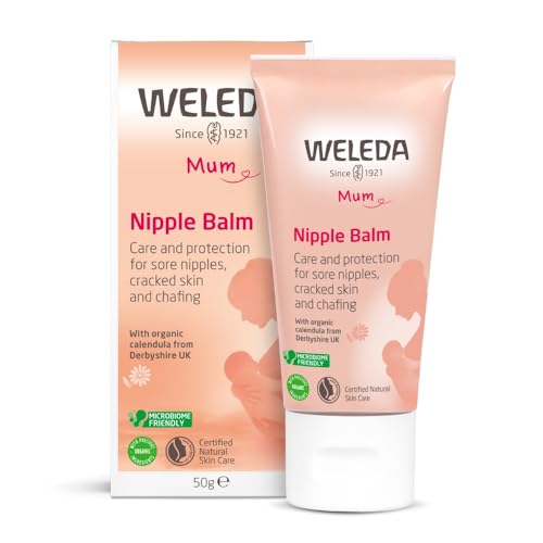 Weleda Nipple Cream/Balm Sore Nipples Lanolin Developed by Midwives & Pharmacists Breast Feeding Dermatologically Tested Fragrance Free Calendula 50g