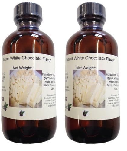 OliveNation White Chocolate Natural Flavor - 4 ounces - Premium Quality Flavoring for Baking (Pack of 2)