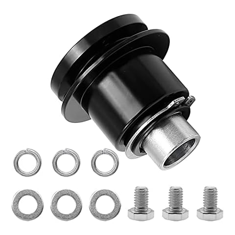 DUZFOREI 360° Steering Wheel Quick Release Disconnect Hub Kit with Bolts and Washer Cover