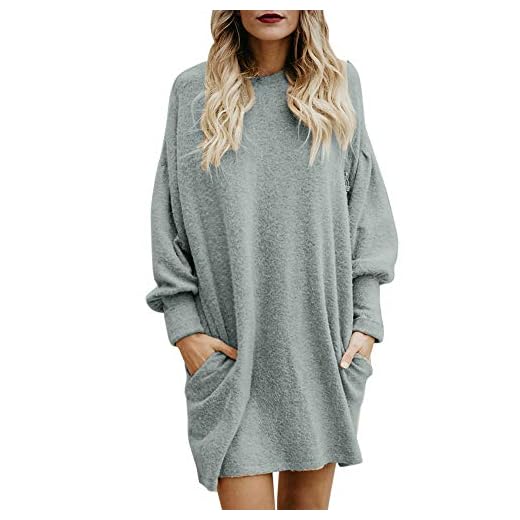 Punto Jerséis Lana Pullover Negro Invierno para Mujer,PAOLIAN Suéter Cálido Tallas Grandes Manga Largas Suelto Rebajas Otoño Señora Camisetas Tops Blusas Elegantes Vestido Navidad