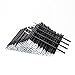 i-Laesh 200pcs Micro Brushes - Precision Microswabs for Eyelash Extensions, Lash Mascara Applicators - Ideal for Eye, Dental, Lashes, Brows, Personal Care - Black (Replacement - Pro Grip)