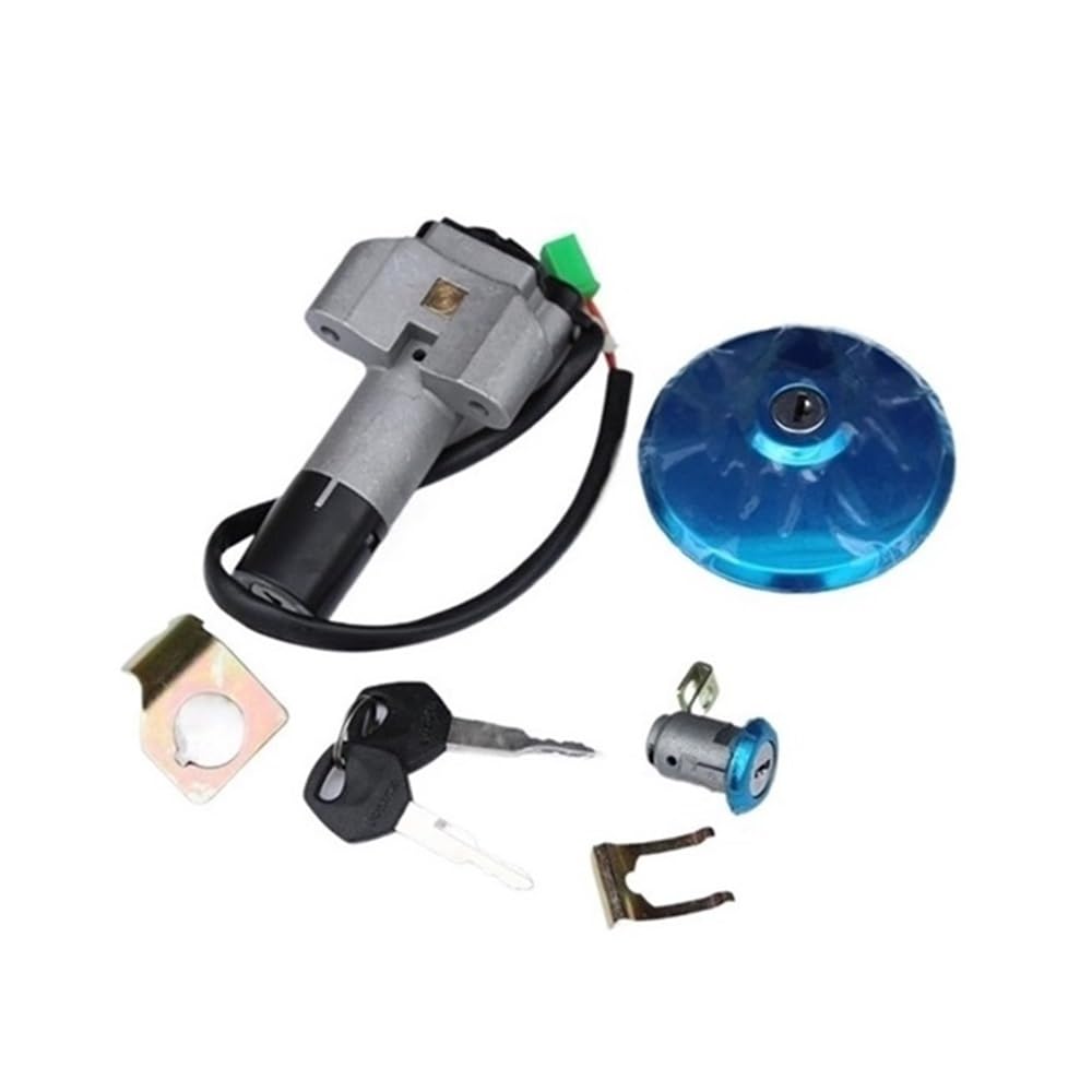 Bouchon de réservoir carburant et allumage moto 2 fils pour réparer GT125