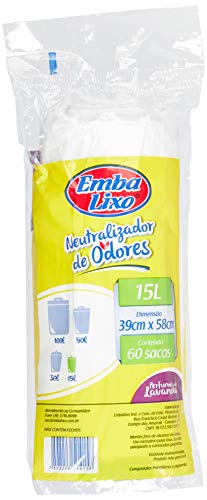 Embalixo Saco Para Lixo Neutralizador De Odores 15 Litros