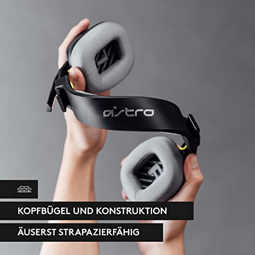 ASTRO A10 Gaming-Headset Gen 2 Kabelgebundenes Headset, Over-Ear-Gaming-Kopfhörer, Leicht & Robust, Flip-to-mute-Mikrofon, 32 mm Treiber, Für PS5, PS4, Nintendo Switch, PC - Schwarz