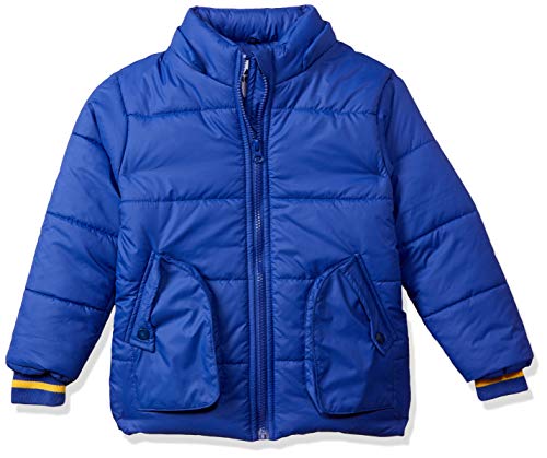 Image of Amazon Brand - Jam & Honey Boys Quilted Winter Jacket With Detachable Hood | Age 2-12 Years
