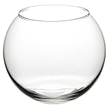 Pasabahce 16cm Large Fish Assorted Round Vase Bowl