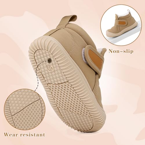 Bottines bébé chaudes avec doublure fourrée haut de gamme - 6