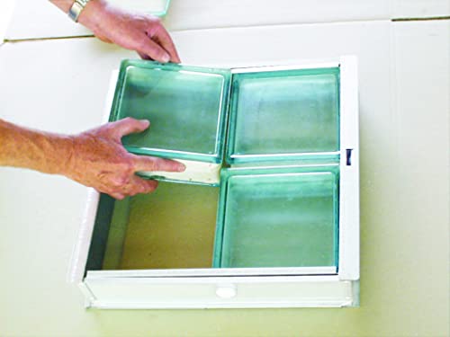 Ventana para 4 bloques de vidrio que elimina la condensación en muros fijados 6
