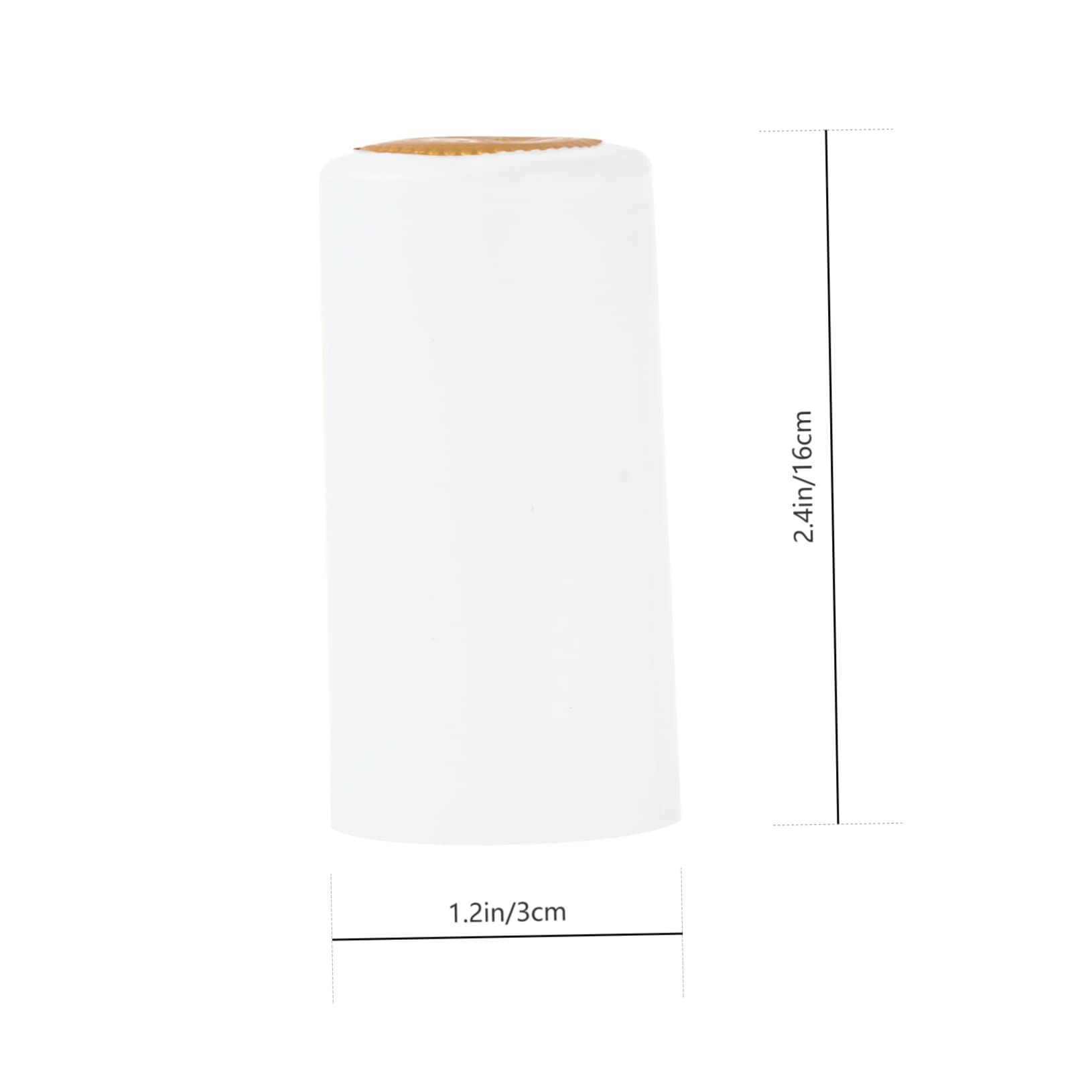 BRIGHTFUFU Wine Bottle Capsule Heat Shrinker 50pcs Multi-functional Bottle Caps White Pvc for Collection and Decor
