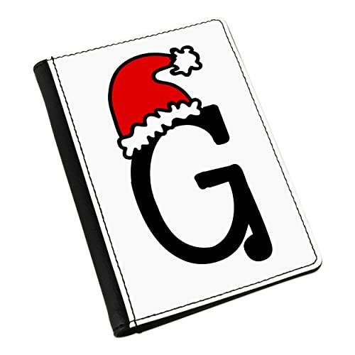 Protège-passeport Lettre G avec chapeau de Noël de Gift Base