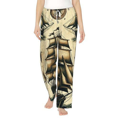 Pantalon de pyjama en polaire femme flanelle chaude et confortable