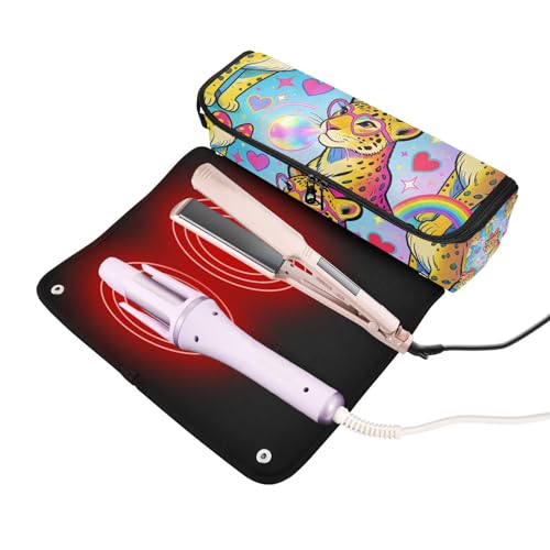 Estuche de viaje 2 en 1 para plancha y rizador de pelo miniatura 2