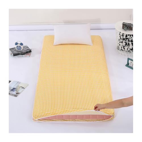 YANGAFJDUA Pliable Couverture Matelas Futon, Coton Housse pour Matelas Futon de Sol Japonais Traditionnel, Lavable Housse de Matelas de Sol King Queen Twin...