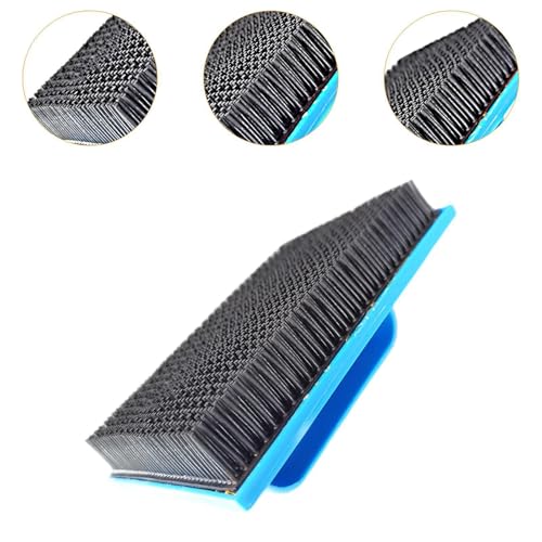 Herramienta de pintura decorativa texturizada con rodillo de goma resistente 8