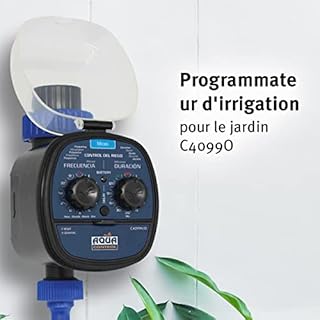 Aqua Control C4099O Programmateur d’Arrosage Pour Jardin, Pour Tout Type de Robinet, Ouverture à 0 Bar. Ancien C4099N