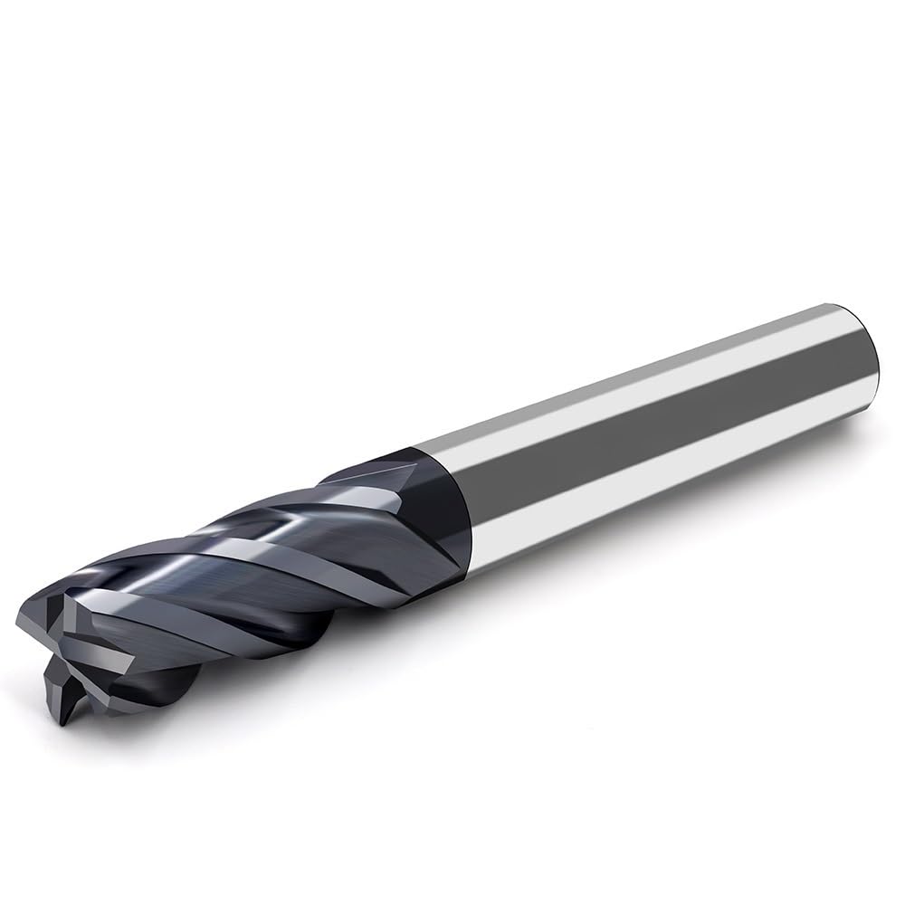Frez z węglikiem wolframu, 4 rowki, 1 sztuka, HRC60, frez (12R0,5XD12X100L, 5 szt.)