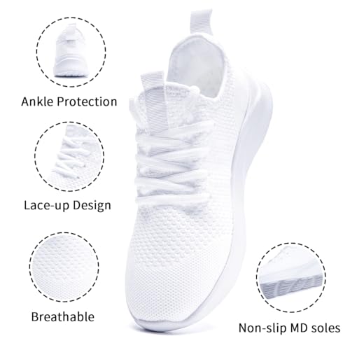 Image of Womens Walking Sneakers Lightweight Comfortable Fashion Gym Running Shoes Non Slip Workout Tennis Shoes