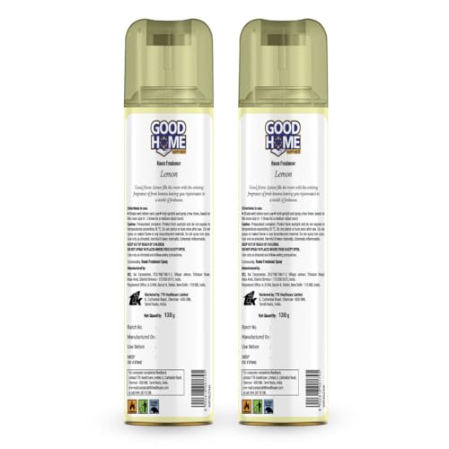 Image of Good Home Serene Aura Room Freshener Lemon - Pleasant Aroma,(pack of 2) With Free Air Freshener