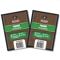 Kit Sleeve Par 200 Protetor Plástico Cards Bucaneiros Padrão