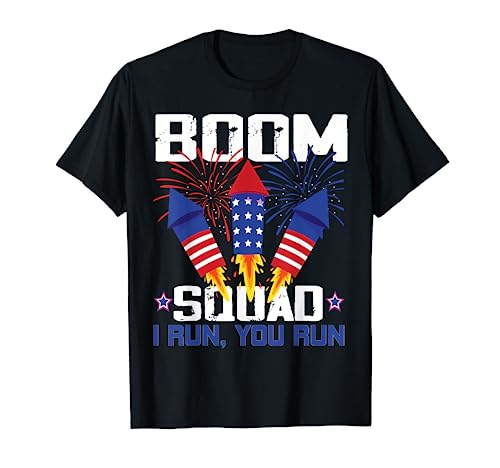 Boom Squad 4th of July Firework T-Shirt