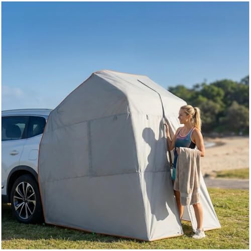 Hatchback Cabana with Ropes Hooks Privacy Changing Room Car...