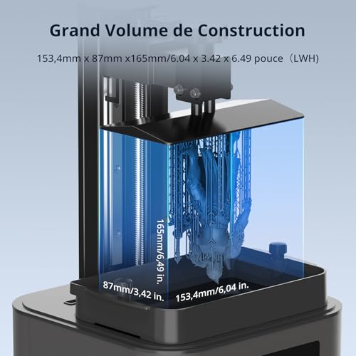 Miniatura 7 de Anycubic Photon Mono 4 Ultra Impresora 3d Resina, Pantalla Mono Lcd 7 10k Con Fuente De Luz Cob, Velocidad Máxima 120mm H Pantalla Táctil Hd Con 8 Idiomas, Tamaño De Impresión 6.04 X 3.42 X 6.49