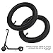 POENVFPO 8 1/2x2 Inner Tube with Straight Valve, Rubber Material, 2 Inner Tubes | 2 Tyre Tool, for Electric Scooter