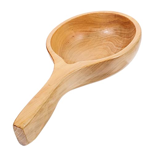GLEAVI Wooden Sauna Ladle Water Scoop Bathing Spoon for Bathroom Spa Multipurpose Kitchen Gadgets