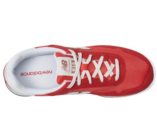 New Balance 515 V1 Lace-Up Sneaker, Team Red/Blast Red, 6.5 Wide US Unisex Big_Kid2