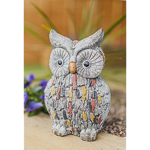 Garden Mile Weatherproof Owl Statue for Outdoor Decor Cover