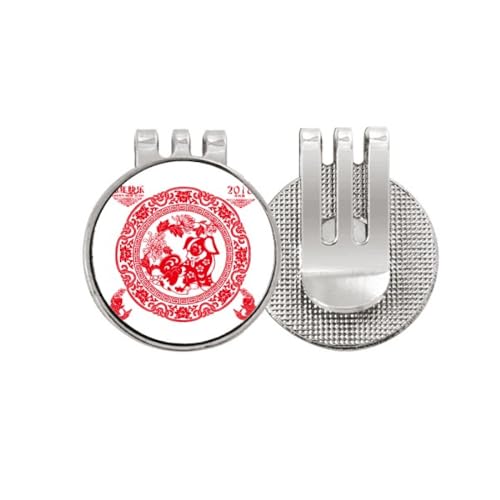 Marqueur de balle de golf émail motif chien idée cadeau golfeur