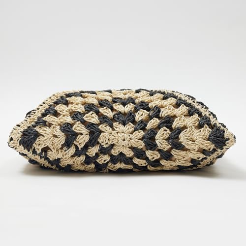 Image of Straw Hobo Bags - Casual Shoulder Beach Tote Knitted Bag