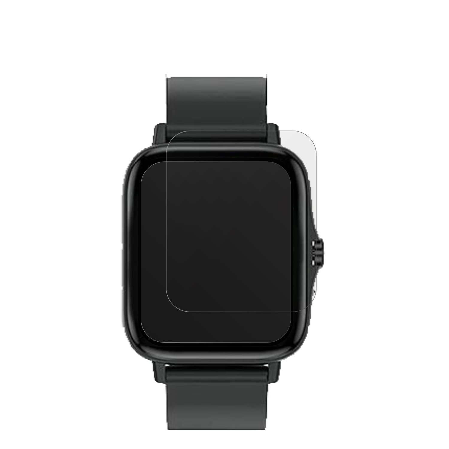 Dipos Pellicole Protettive Antiriflesso Per Joli XW PRO Smartwatch (6 Pezzi) - Opaca, Anti-impronta, Made In Germany - 3