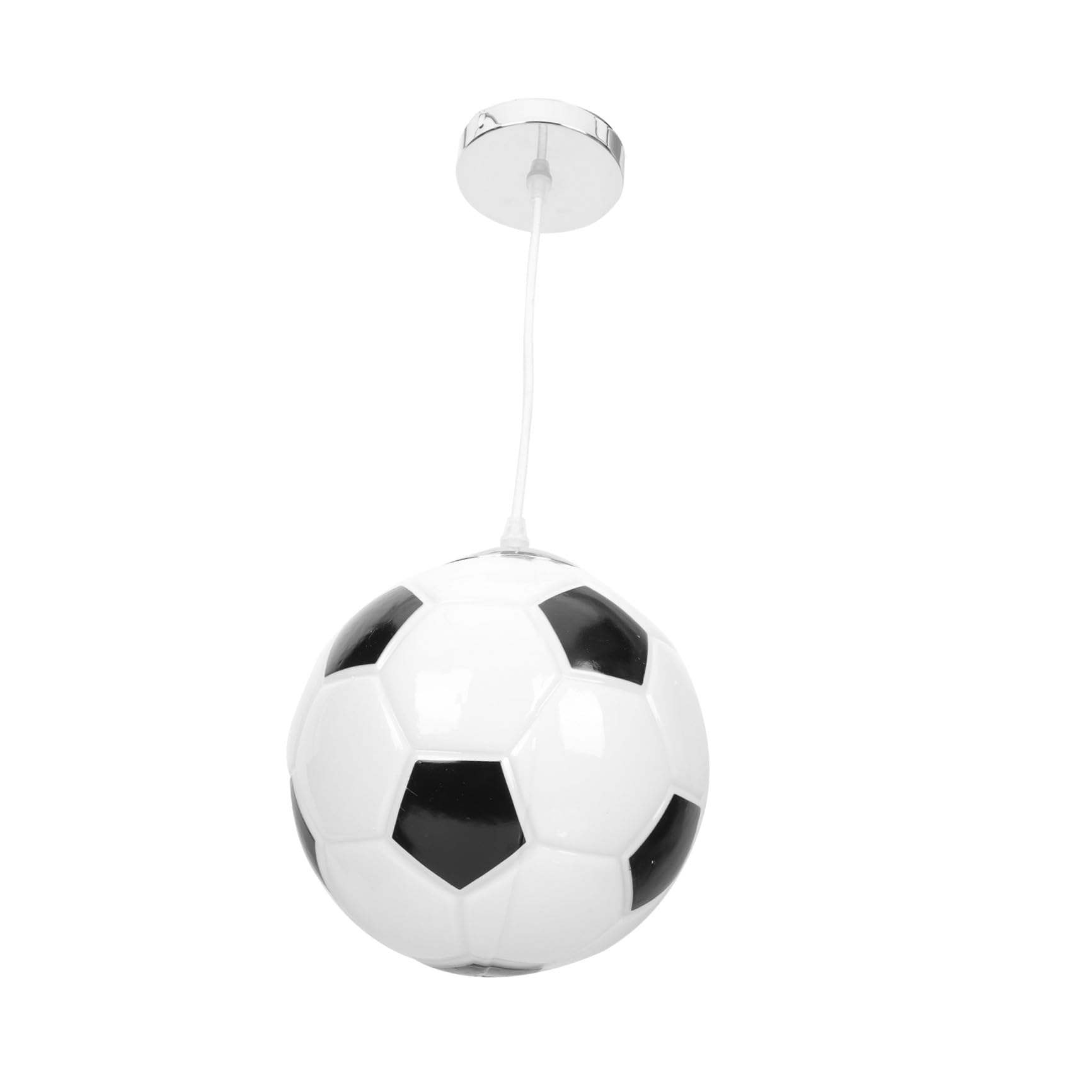 Plafonnier ballon de football en verre pour éclairage de chambre enfant