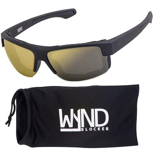 WYND Blocker Nova Photochromic Motorcycle Riding Glasses Wind Resistant Foam Padded Eyewear (M337 - Yellow/Light Smoke)