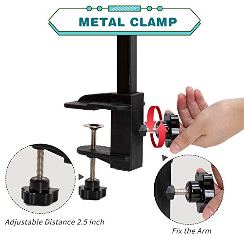 Breeze Touch Dog Grooming Table Arm 35" Dog Grooming Stand Arm with