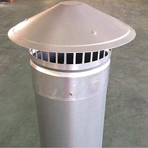 Capot de cheminée design champignon en acier inoxydable - 4